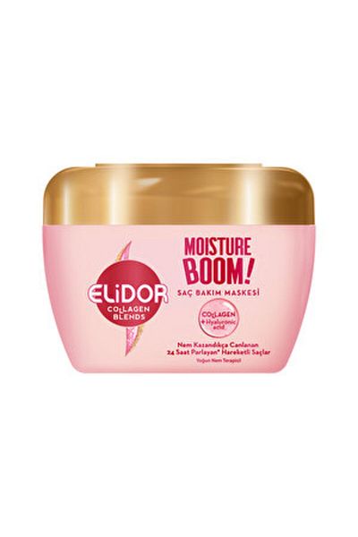 Elidor ( 3 PCS ) Elidor Collagen Blends Hair Care Mask Moisture Boom Intensive Moisture Therapy 160 ml