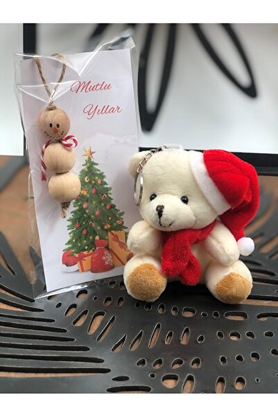 Masalsı Concept New Year's Keychain Gift Set with Christmas Ornament and Chri...