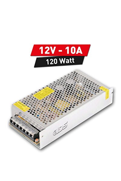 IDS - 12v 10a Metal Kasa Adaptör - Profesyonel A Kalite Tam Yük