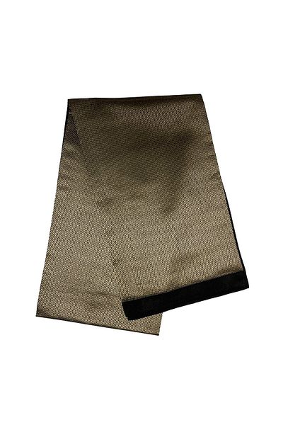 BIES Eșarfă de iarnă moale, unisex, cu model de linie aurie, din cașmir subțire, texturată
