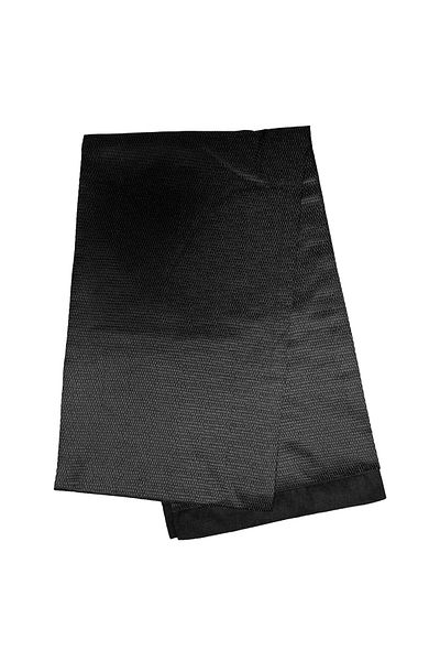 BIES Eșarfă de iarnă moale, unisex, cu model în linie neagră, din cașmir subțire, texturată