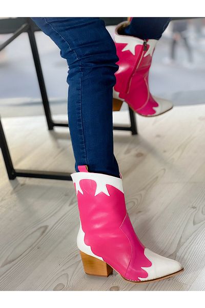 irmona DORİ ROZ ALB DETALII DE PIELE CIZTE DALLAS WESTERN