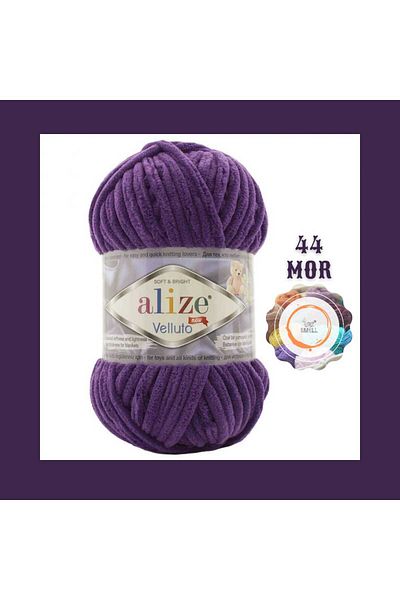 Alize Velvet Hand Knitting Yarn Cardigan, Booties, Blanket, Scarf Knitting Yarn (Single) 100gr68 m