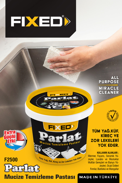 FIXED Sgs Parlat Çok Amaçlı Mucize Temizleyici Pasta Yağ Küf Kireç Çözücü Zor Lekeler (4 ADET)