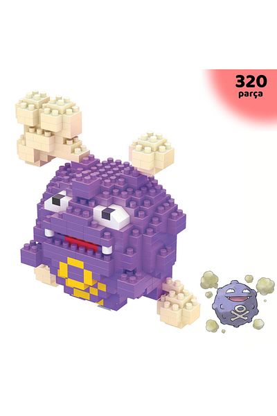 ThreeMB Toys بوكيمون 3جزء كتلة اللغز Koffing