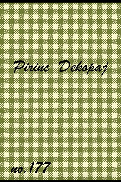 LİNEART Yılbaşı Deseni Pirinç Dekopaj Kağıdı No:YILBAŞI177- 29X42cm