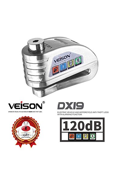 YSGMOTOPARTS Veison Marka Yüksek Kaliteli 120 Dcb Alarmlı Disk Kilit