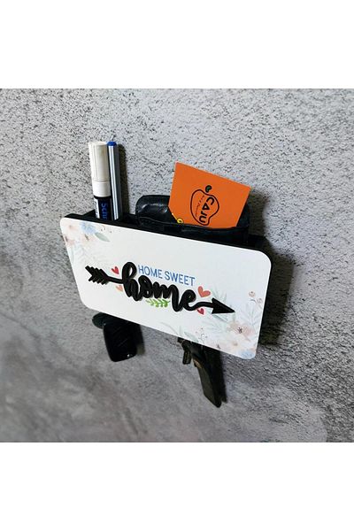 CajuArt Written Decorative Compartment - Keychain Duar Hanger Decor