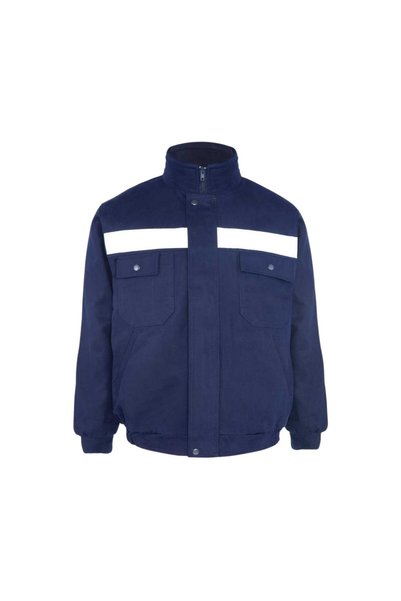 Kant 7/7 Gabardin Iş Montu Reflektörlü Kapitoneli Lacivert
