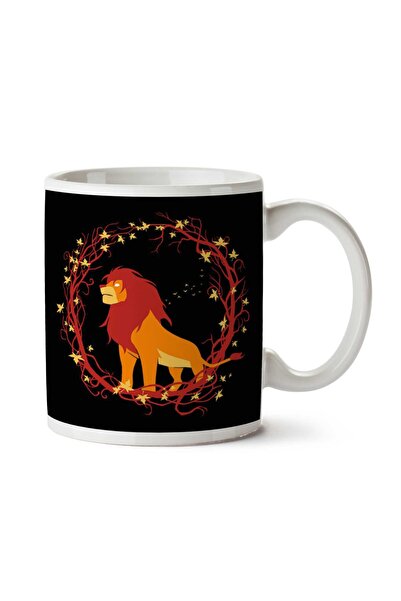 ART HEDİYE The Lion King Circle Two Sided Printed Mug