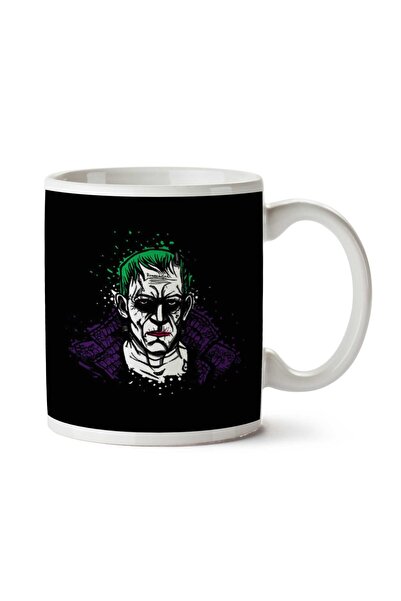 ART HEDİYE كوب مطبوع على الجانبين من Mister F Frankenstein Joker
