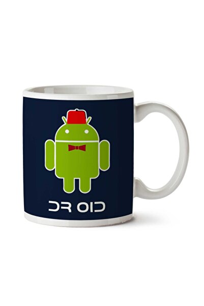 ART HEDİYE كوب دكتور درويد أندرويد الذي مطبوع على الجانبين