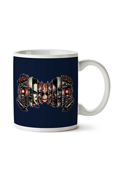 ART HEDİYE Guardians Of The Galaxy Russian Doll Faces Two Sided Printed Mug