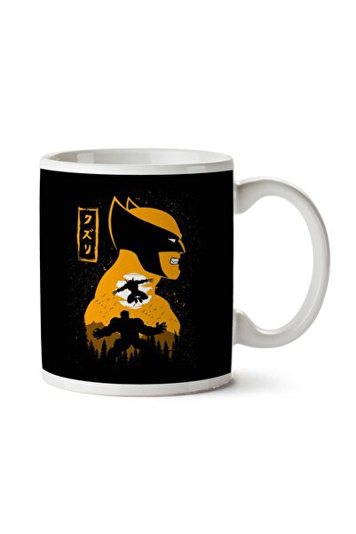 ART HEDİYE كوب Wolverine Hulk Japan Warriors.png مطبوع على الجانبين