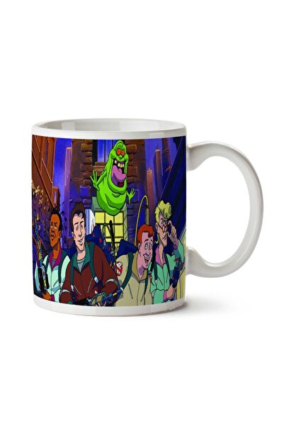 ART HEDİYE كوب مطبوع عليه وجهين من Real Ghostbusters
