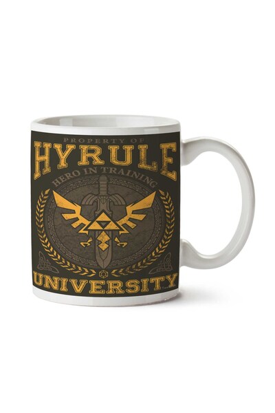 ART HEDİYE كوب مطبوع على الجانبين من Hyrule University