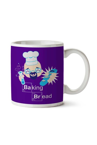 ART HEDİYE Baking Kawaii Bread Breaking Bad Heisenberg Two Sided Printed Mug