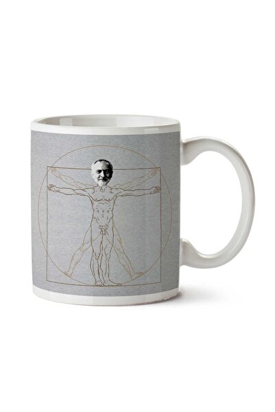 ART HEDİYE كوب جيريمي كوربين ذا فيترويان مان دي فينشي مطبوع على الجانبين