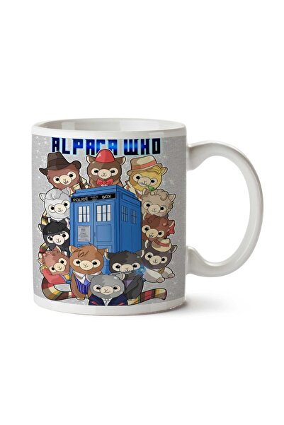 ART HEDİYE Alpaca Doctor Who Two Side Printed Mug