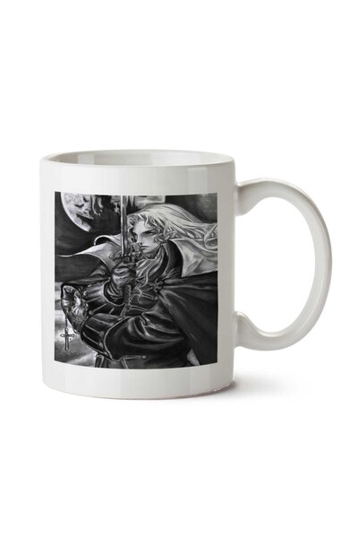 ART HEDİYE كوب Alucard مطبوع على الجانبين