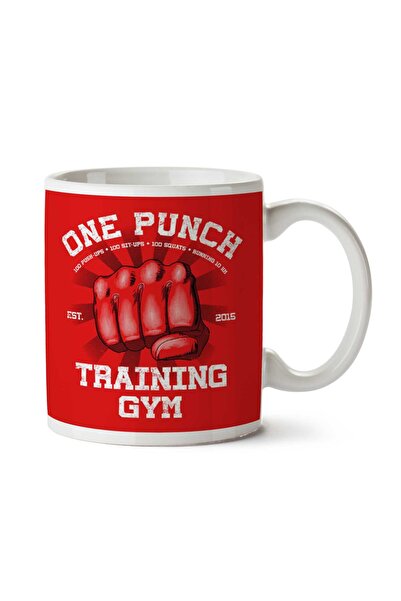 ART HEDİYE كوب مطبوع على الجانبين من One Punch Man Gym