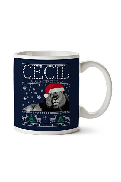 ART HEDİYE كوب سيسيل لافيد كريسماس متماسك مطبوع على الجانبين