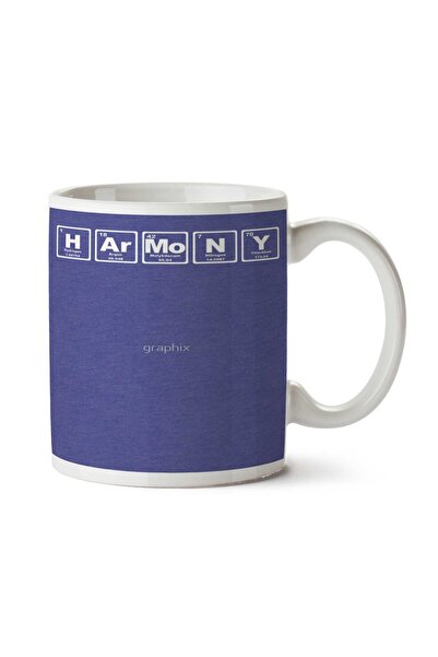ART HEDİYE Harmony Harmony Periodic Ruler Two Sided Printed Mug
