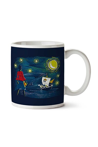 ART HEDİYE Starry Sea One Piece Two Sided Printed Mug