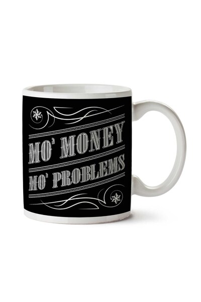 ART HEDİYE كوب Mo Money Mo Problems سيئ السمعة Big Biggie Smalls مطبوع على ال...
