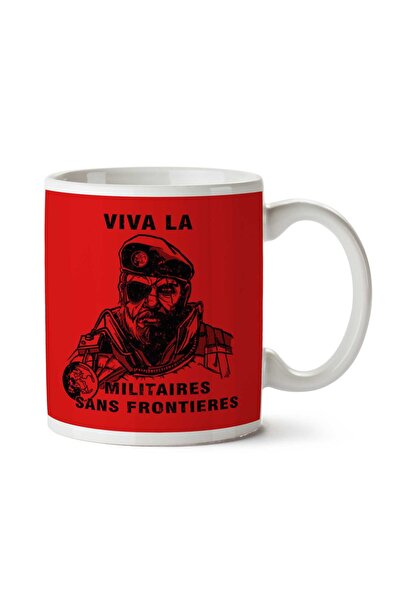 ART HEDİYE كوب Viva La Militaires Sans Frontieres مطبوع على الجانبين