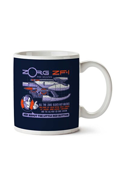 ART HEDİYE كوب Zorg Blaster ZF-1 من العنصر الخامس مطبوع على الجانبين