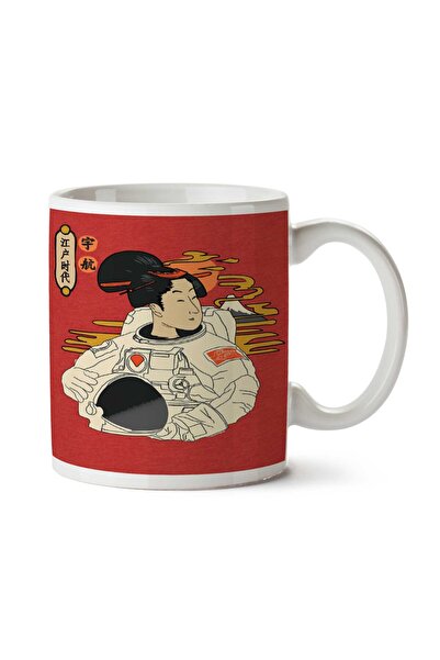 ART HEDİYE كوب بطبعة جانبين من عصر إيدو العظيم