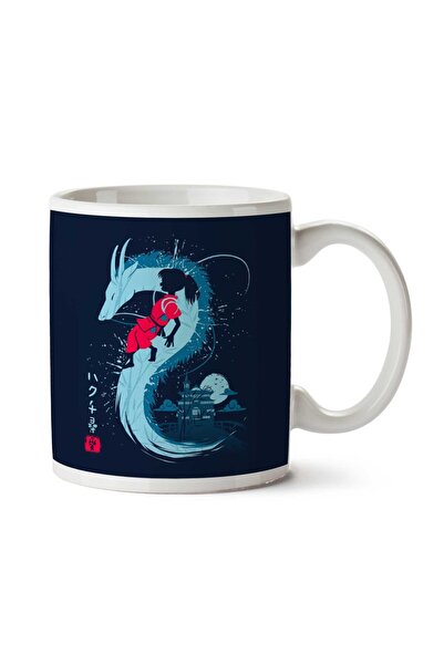 ART HEDİYE كوب سبيريت دراجون مطبوع على الجانبين