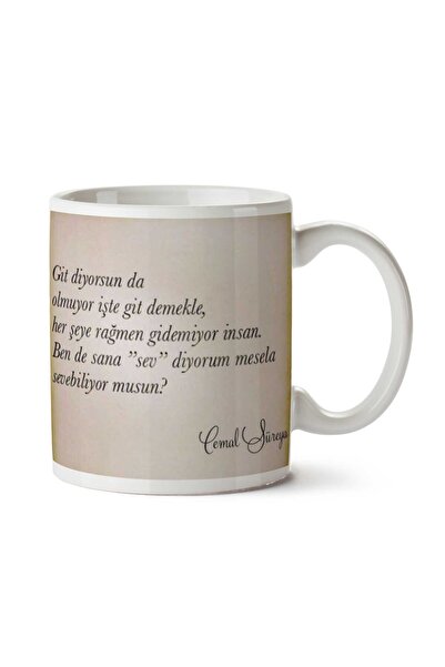 ART HEDİYE Cemal You Say Go for Time And Two Side Printed Mug