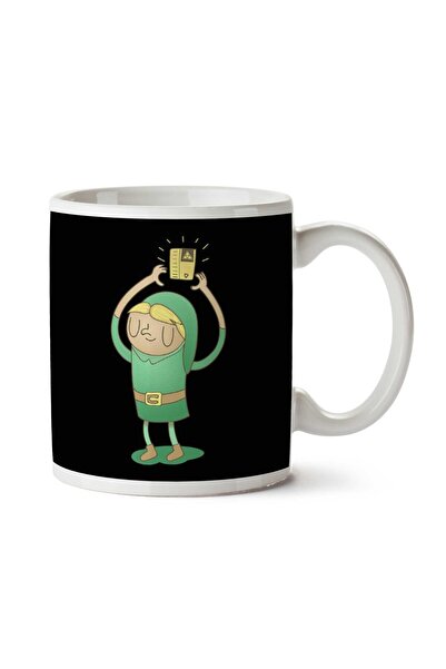 ART HEDİYE كوب زيلدا ذا ليجند أوف ذا جولدن كارتريدج مطبوع على الجانبين