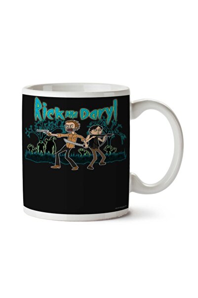 ART HEDİYE كوب ريك اند داريل مطبوع على الجانبين