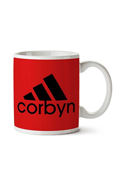 ART HEDİYE كوب جيريمي كوربين أديداس بشعار 90 ثانية مطبوع على الجانبين