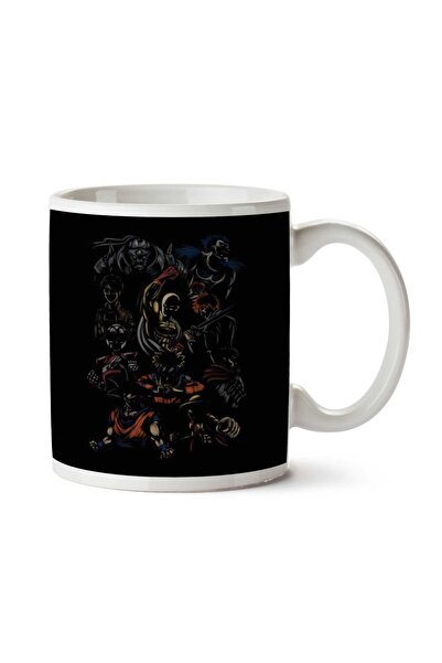 ART HEDİYE كوب مطبوع على الجانبين من I Love Anime Mash Up