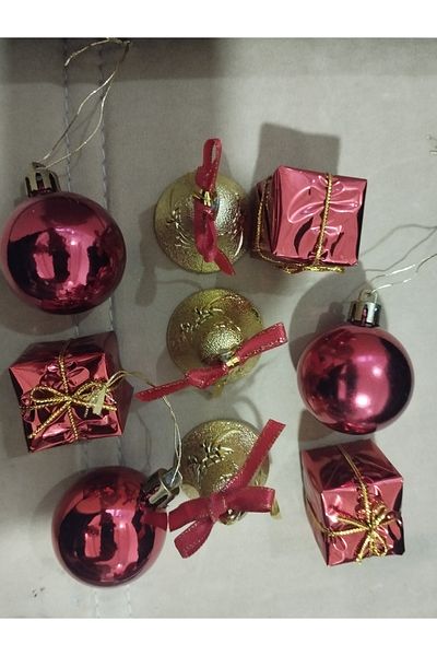 Lider MAGNESİA Christmas Ornament 9-Piece Set