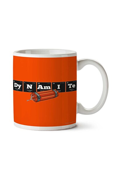 ART HEDİYE كوب ديناميت ديناميت مسطرة دورية مطبوع على الجانبين
