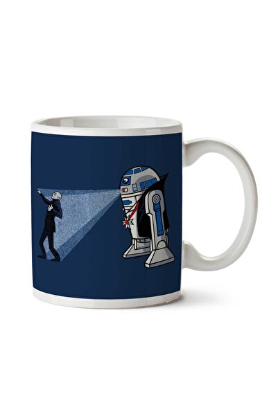 ART HEDİYE كوب Nos4 R2 D2 Count Orlok Droid Vampyre Star Wars مطبوع على الجانبين