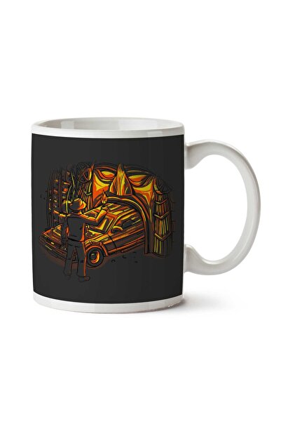 ART HEDİYE كوب إنديانا جونز تريجر أوف تايم باك إلى المستقبل مطبوع على الجانبين