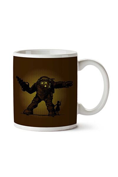 ART HEDİYE Pair Bond Big Daddy Little Sister BioShock Two Sided Printed Mug