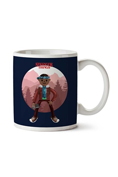 ART HEDİYE كوب كبير مطبوع عليه وجهين من Stranger Things Lucas