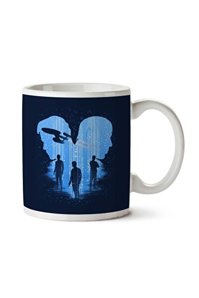 ART HEDİYE كوب بودلي جو ستار تريك مطبوع على الجانبين