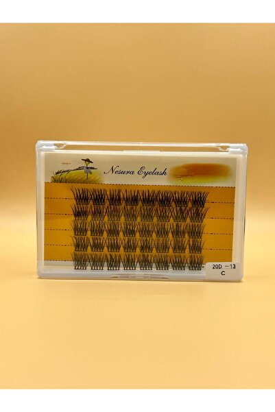 NESURA EYELASH 20d Tekli Demet Kirpik, Tekli Takma Kirpik - No:13