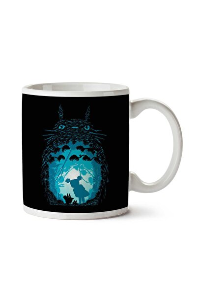 ART HEDİYE كوب مطبوع على الجانبين من My Neighbour Totoro Forest Spirits