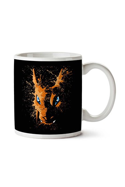 ART HEDİYE كوب بوكيمون تشارجر فاير دراجون مطبوع على الجانبين