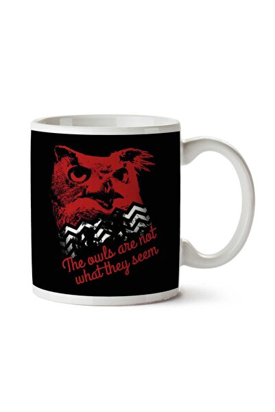 ART HEDİYE Twin Peaks The Owls Are Not What They Seem Two Side Printed Mug