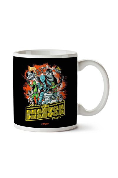 ART HEDİYE كوب مطبوع على الوجهين من Laser Fight The Phantom Phantom